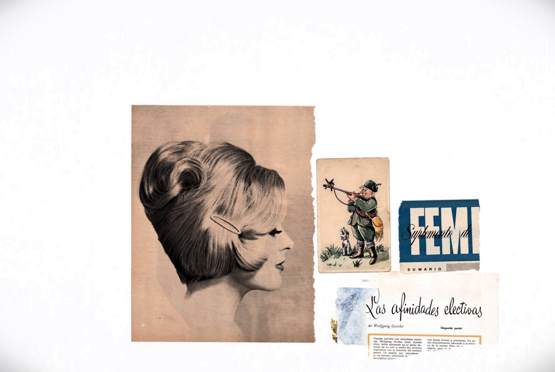 las afinidades electivas collage nora iniesta artista arte
