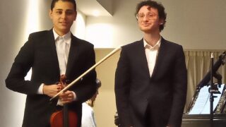 Agustín Lasia Marcos Lombardi pianista violinista dúo